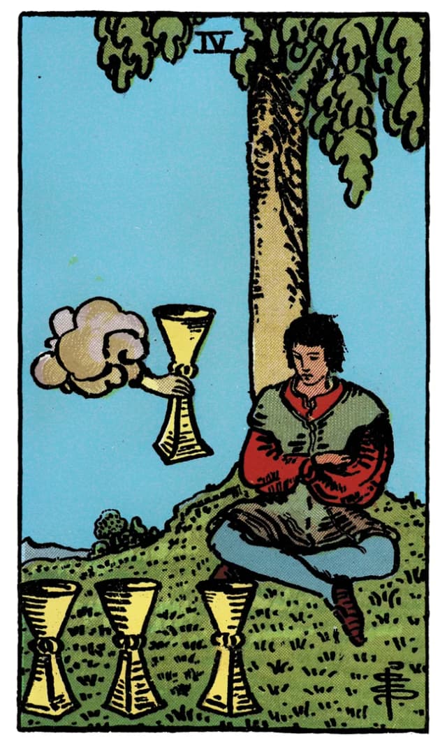 Kupa Dörtlüsü Tarot Kartı