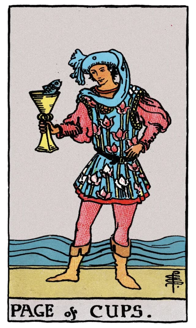 Kupa Uşağı Tarot Kartı