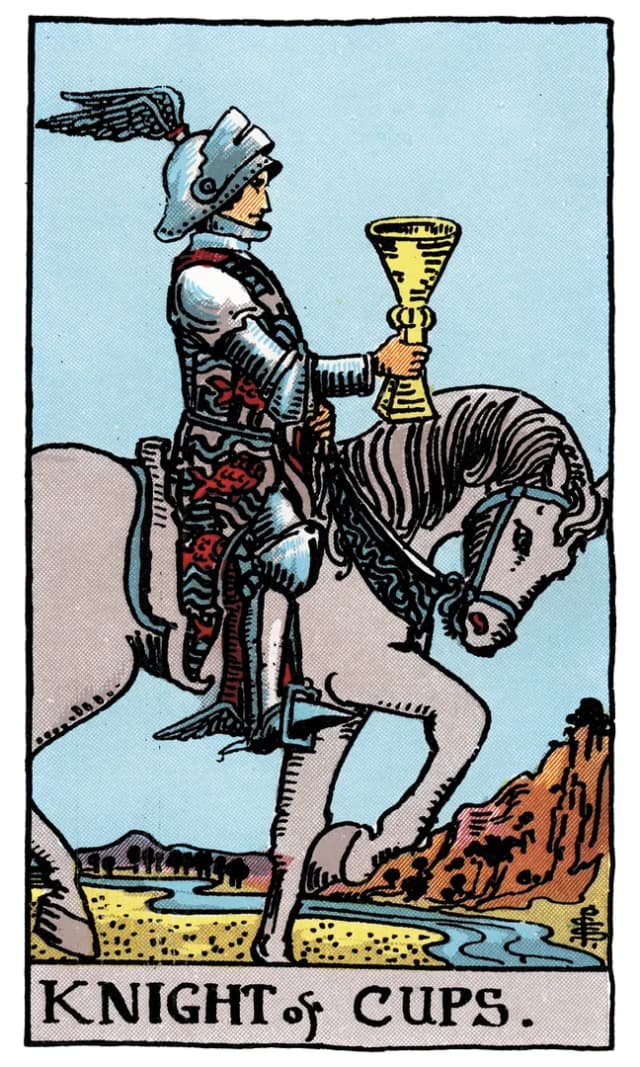 Kupa Şövalyesi Tarot Kartı