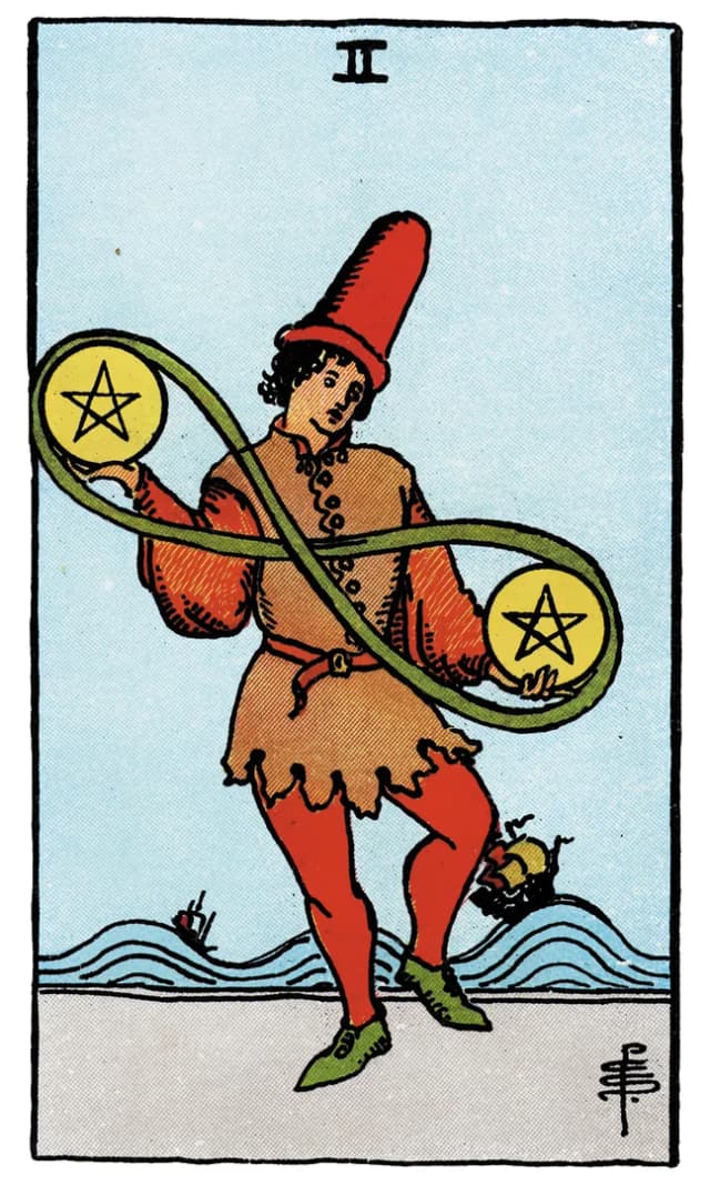 Pentakl İkilisi Tarot Kartı