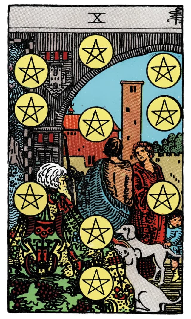 Pentakl Onlusu Tarot Kartı
