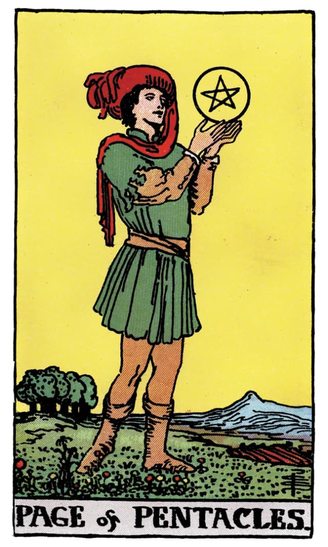 Page of Pentacles Tarot Card