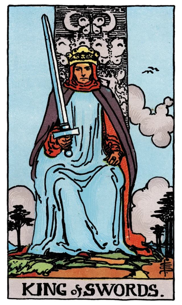 Kılıç Kralı Tarot Kartı