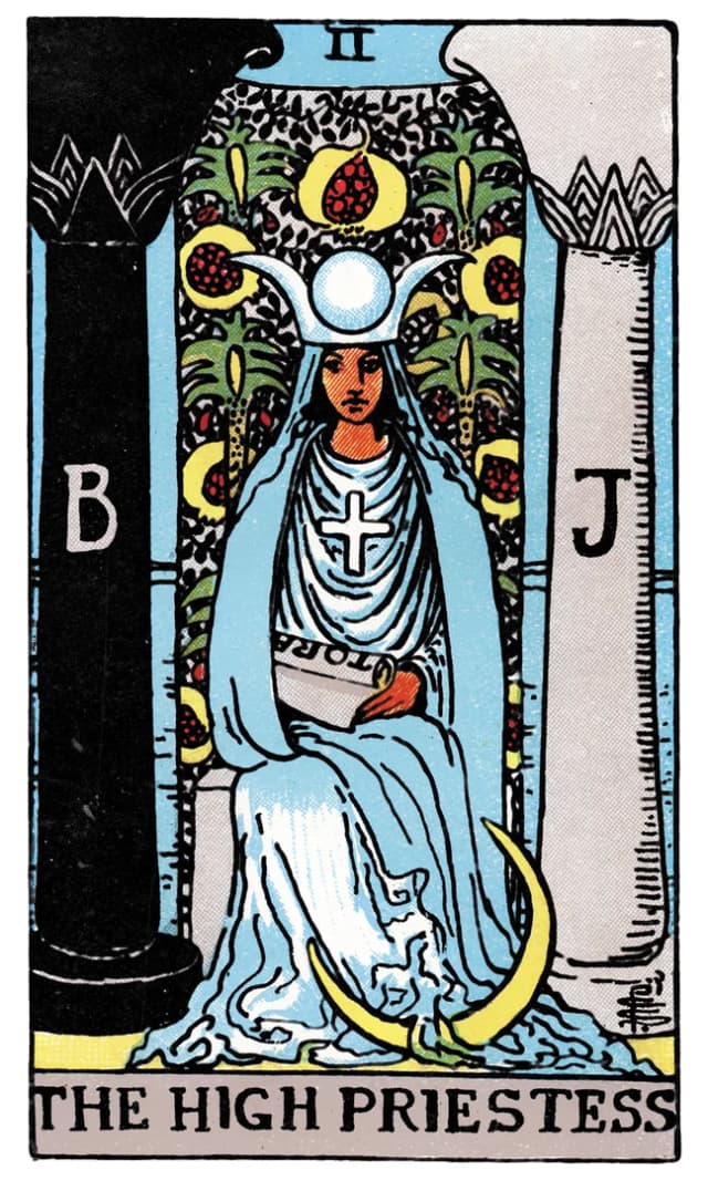 Başrahibe Tarot Kartı