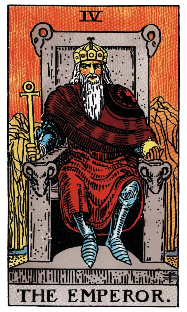 The Emperor Tarot Card