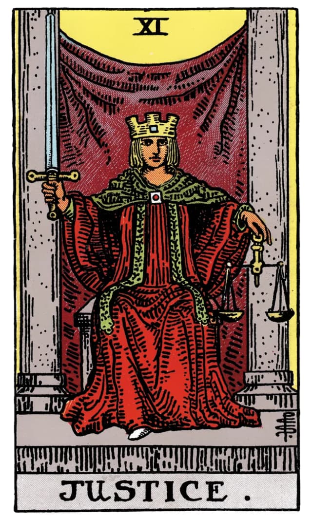 Adalet Tarot Kartı
