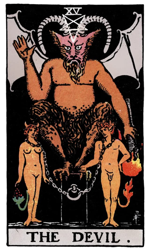 Şeytan Tarot Kartı