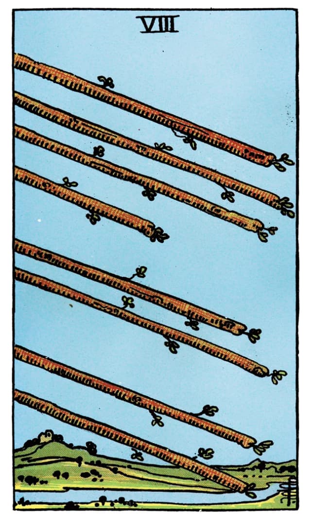 Asa Sekizlisi Tarot Kartı