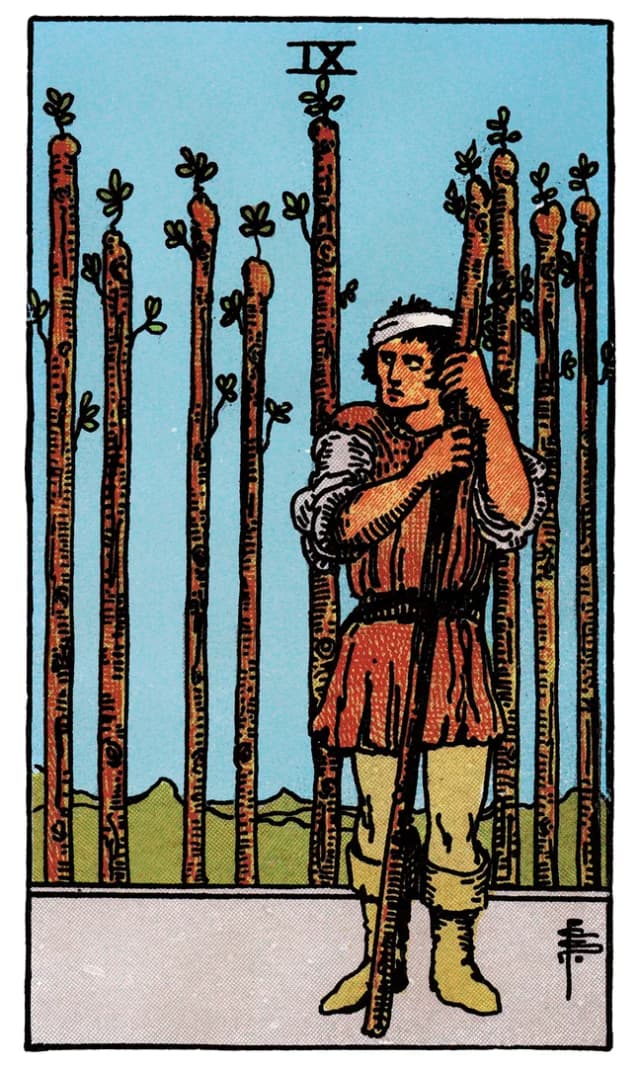 Asa Dokuzlusu Tarot Kartı
