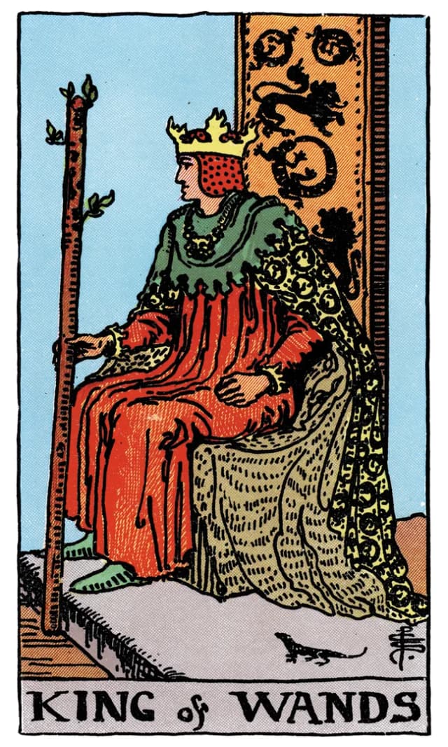 King of Wands Tarot Card