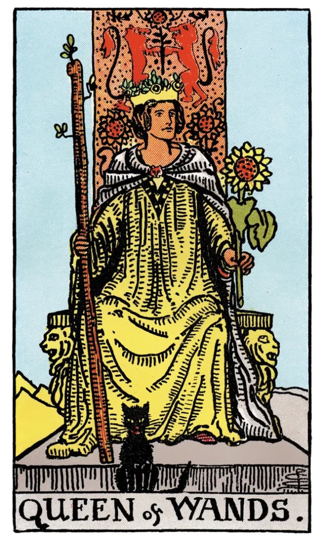 Asa Kraliçesi Tarot Kartı